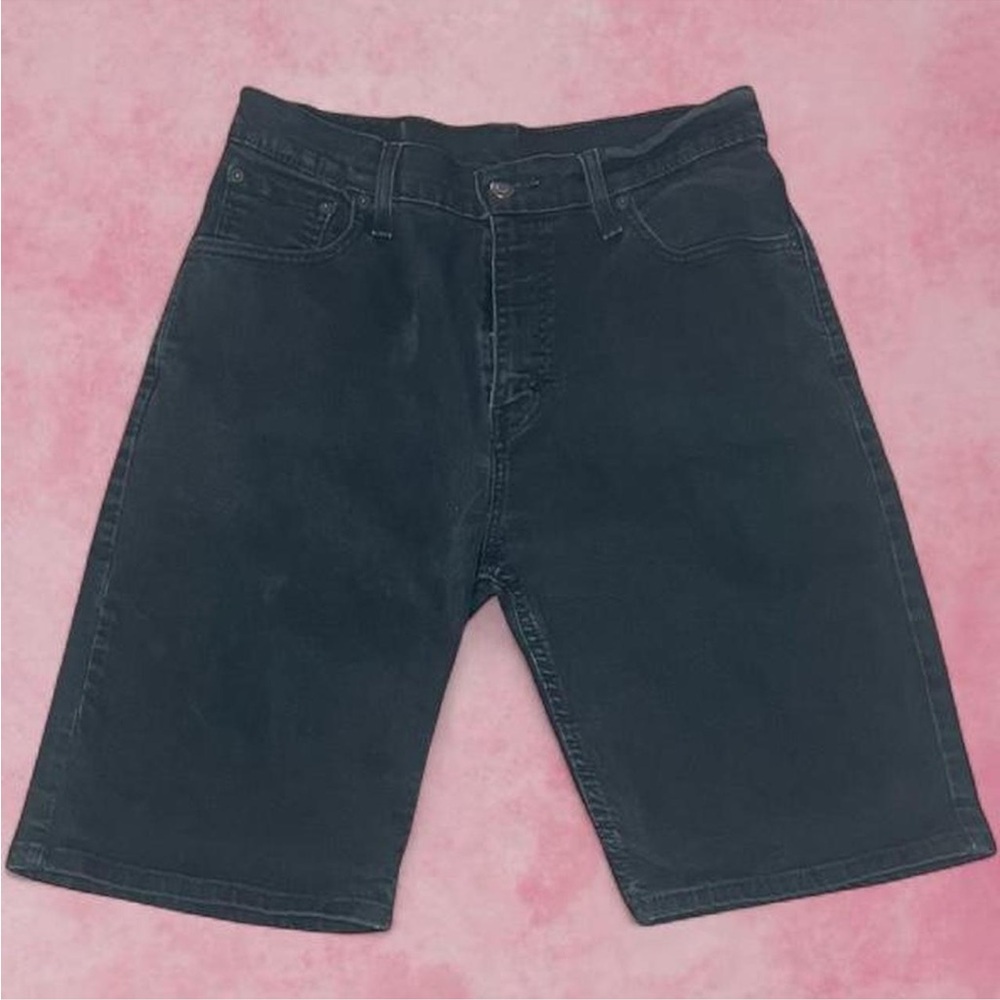 Levi's Classic Denim Shorts / Jorts Black Y2K Style Sz. 30